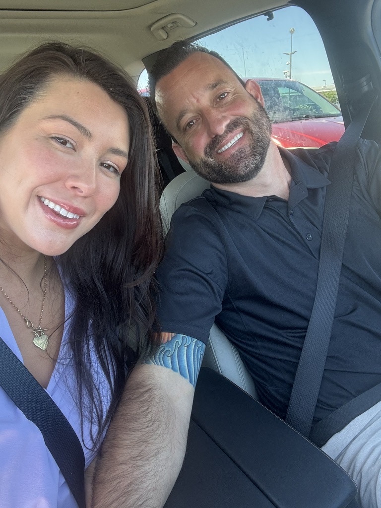 Chris, owner of Central Valley Liquidation, with Anissa